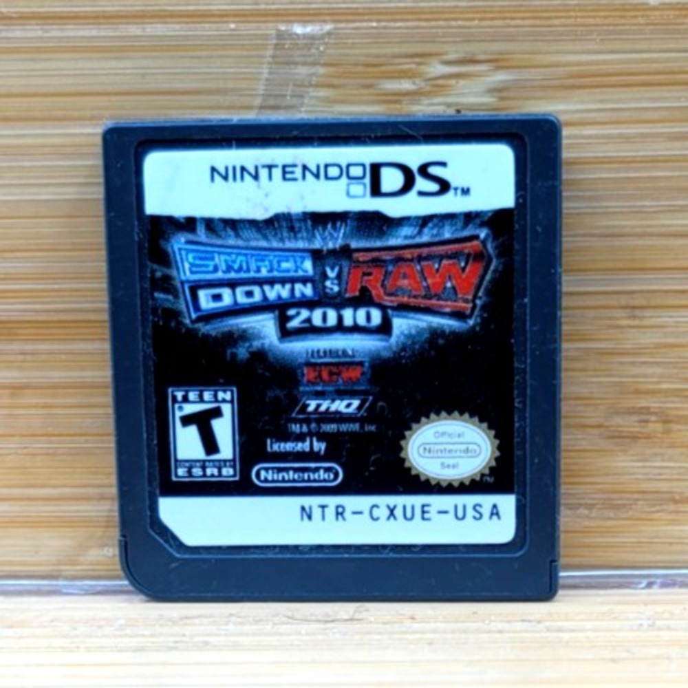 SMACKDOWN VS RAW 2010 FEATURING ECW‎ DS GAME NINTENDO DS CARTRIDGE ONLY